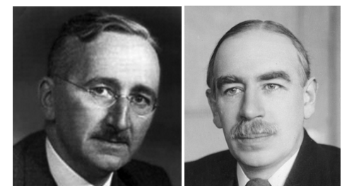 John Maynard Keynes Versus Friederich A Hayek