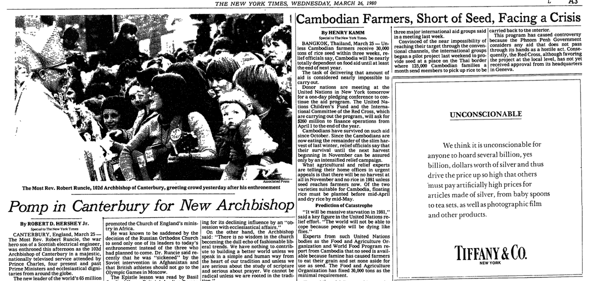 How the Hunt Brothers Cornered the Silver Market and Then Lost it All