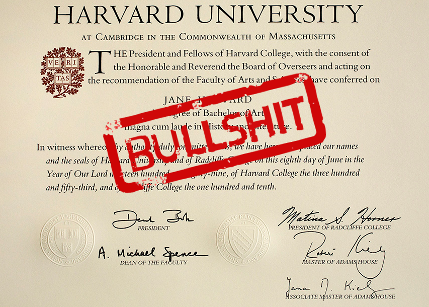 The Business of Fake Diplomas